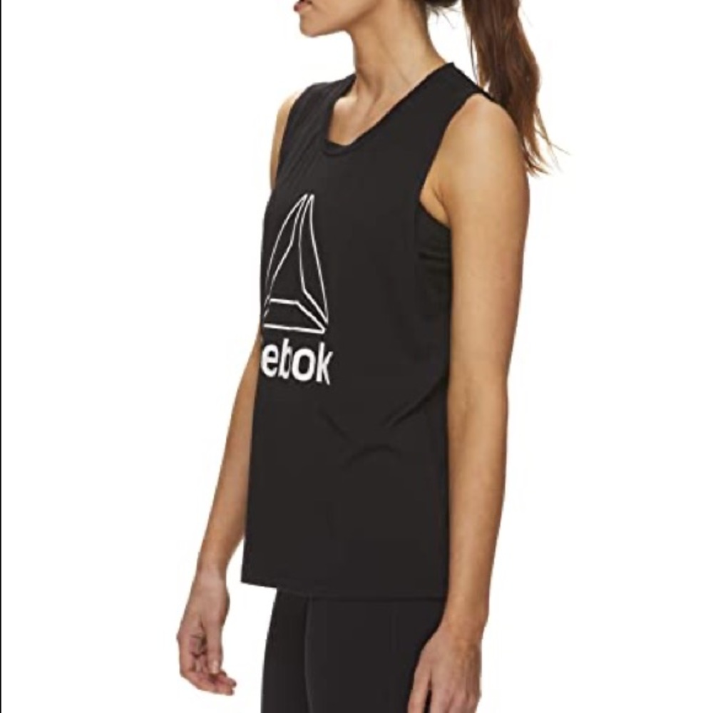 Reebok Black Muscle Tank, Only 1 Size Small left